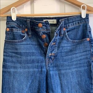 The Perfect Vintage Crop Button Fly Madewell Jeans